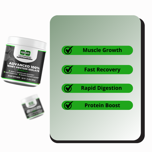 100% Whey Protein Isolate Vanilla